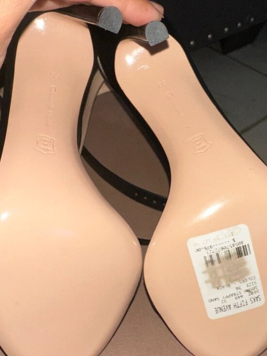 Gianvito Rossi ALERIS 105 LEATHER SANDALS BLACK Strappy - Picture 7 of 7